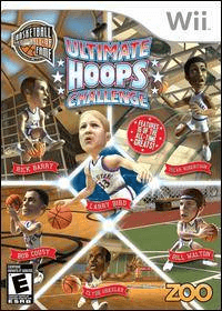 Hall of Fame Ultimate Hoops Challenge box art for Wii
